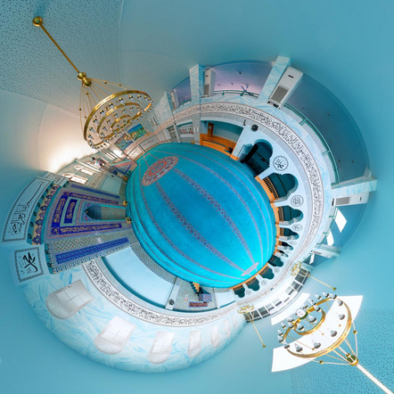 Rösler Monika - Film-Foto-Video-Club Schwarzenbruck - Little planet Ditib Moschee  - Annahme