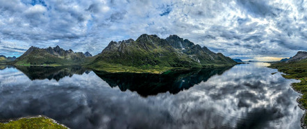 Vogg Peter - Direktmitglied Bayern - Austnesfjorden Panorama Lofoten - Annahme