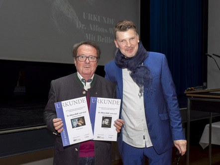 2facher Urkundengewinner Dr. Alfons Wolf