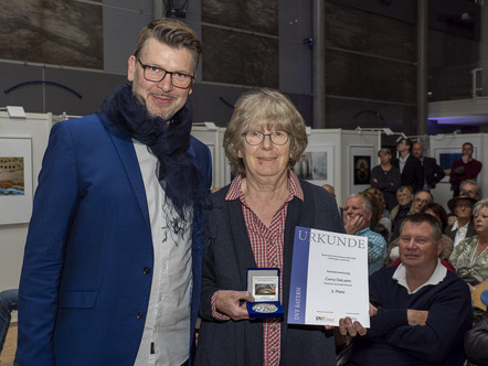 Medaillengwinnerin und 3. Platz der Autorenwertung Corry DeLaan