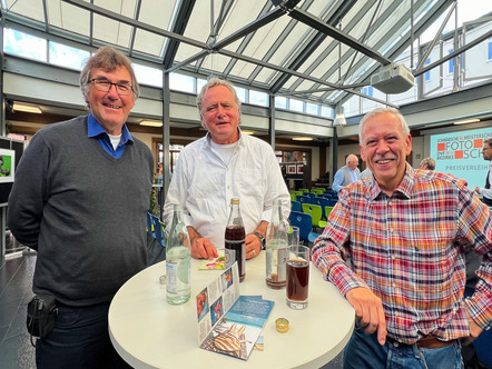 v.l. Peter Hildebrand amtierender Bayer. Fotomeister, Schwäbischer FotomeisterRobert Span und Roland Hank, DVF Bayern Beauftragter für Statisik, Ehrungen und Auszeichnungen