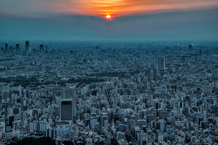 Teuschel Peter - Direktmitglied Bayern - Sonnenuntergang in Tokio - Annahme