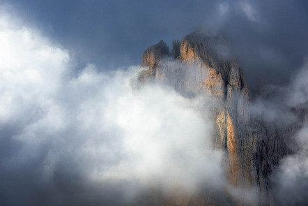 Flieger Heinrich - Fotoclub Pleystein - Nebelschwaden am Langkofel - Annahme